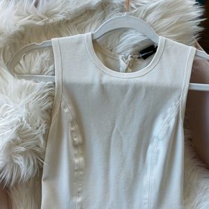 Armani Exchange White bodycon dress